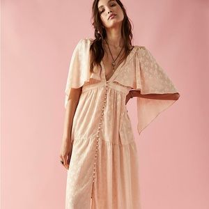 Free People Cha Cha Maxi Pink Tint